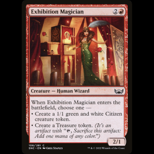 MTG Maga de espectáculos (Exhibition Magician) Streets of New Capenna snc#106