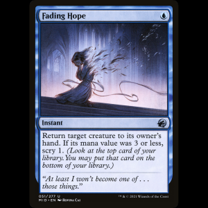 MTG Esperanza en extinción (Fading Hope) Innistrad: Midnight Hunt mid#51