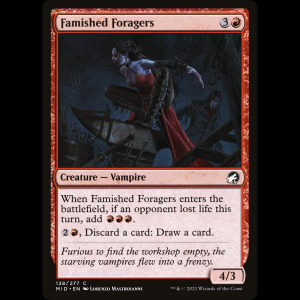 MTG Buscadores hambrientos (Famished Foragers) Innistrad: Midnight Hunt mid#138