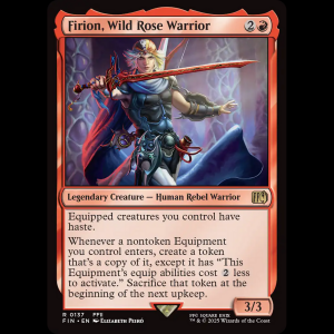 MTG Firion, Wild Rose Warrior Final Fantasy fin#137
