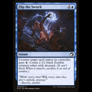 MTG Accionar el interruptor (Flip the Switch) Innistrad: Midnight Hunt mid#54