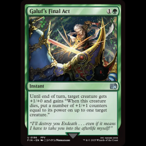 MTG Galuf's Final Act Final Fantasy fin#186