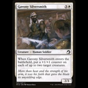 MTG Platero de Gavony (Gavony Silversmith) Innistrad: Midnight Hunt mid#21