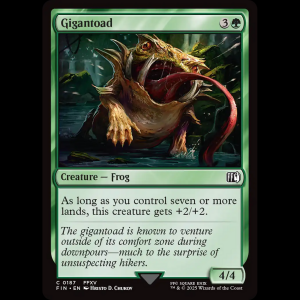 MTG Gigantoad Final Fantasy fin#187