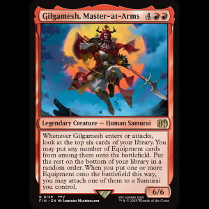MTG Gilgamesh, Master-at-Arms Final Fantasy fin#139
