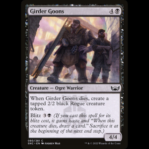 MTG Matones de la viga (Girder Goons) Streets of New Capenna snc#80