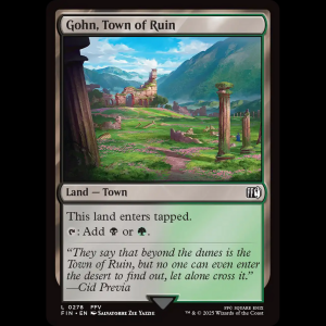 MTG Gohn, Town of Ruin Final Fantasy fin#278