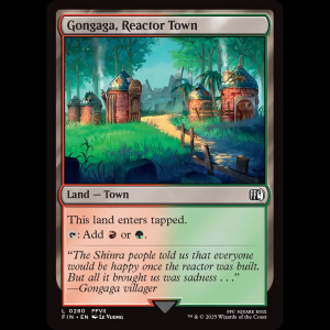 MTG Gongaga, Reactor Town Final Fantasy fin#280