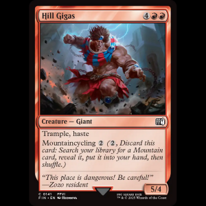 MTG Hill Gigas Final Fantasy fin#141