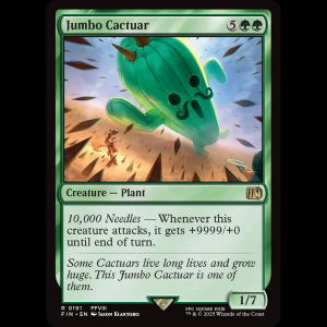 MTG Jumbo Cactuar Final Fantasy fin#191