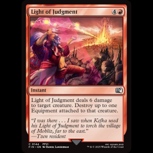 MTG Light of Judgment Final Fantasy fin#144
