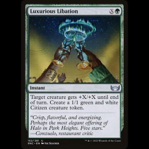 MTG Libación lujosa (Luxurious Libation) Streets of New Capenna snc#152