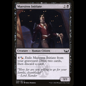 MTG Novato de los Maestros (Maestros Initiate) Streets of New Capenna snc#86
