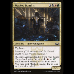 MTG Bandidos enmascarados (Masked Bandits) Streets of New Capenna snc#201