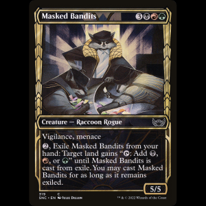 MTG Masked Bandits Streets of New Capenna snc#319