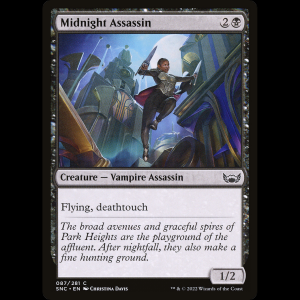 MTG Midnight Assassin Streets of New Capenna snc#87