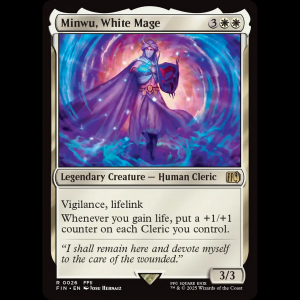 MTG Minwu, White Mage Final Fantasy fin#26