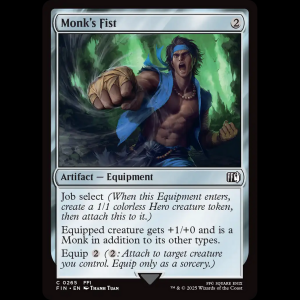 MTG Monk's Fist Final Fantasy fin#265