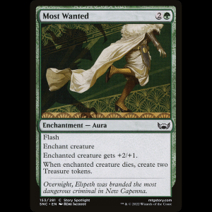 MTG Búsqueda y captura (Most Wanted) Streets of New Capenna snc#153