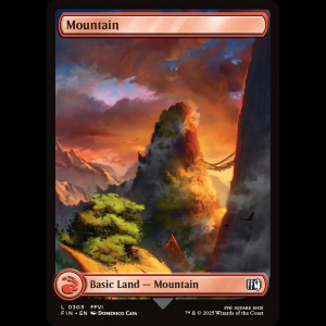 MTG Mountain Final Fantasy fin#303