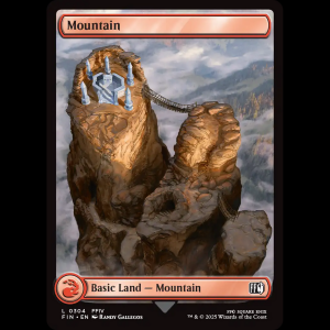 MTG Mountain Final Fantasy fin#304