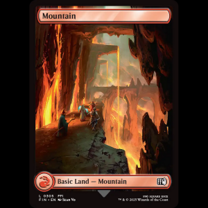 MTG Mountain Final Fantasy fin#305