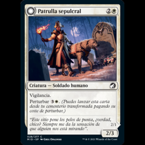 MTG  (Mourning Patrol // Morning Apparition) Innistrad: Midnight Hunt mid#28