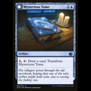 MTG Mysterious Tome // Chilling Chronicle Innistrad: Midnight Hunt mid#63