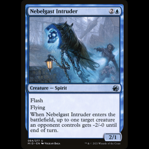 MTG Intruso de la Nebelgast (Nebelgast Intruder) Innistrad: Midnight Hunt mid#64