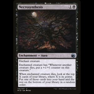 MTG Necrosíntesis (Necrosynthesis) Innistrad: Midnight Hunt mid#115