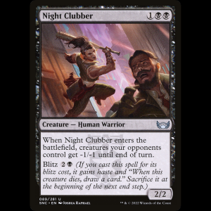 MTG Apaleadora nocturna (Night Clubber) Streets of New Capenna snc#89