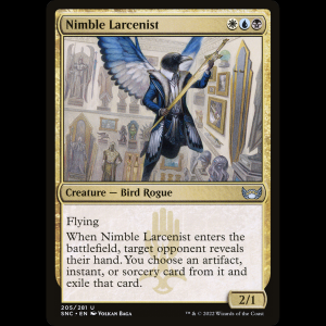 MTG Nimble Larcenist Streets of New Capenna snc#205