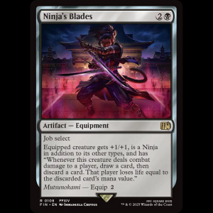 MTG Ninja's Blades Final Fantasy fin#108