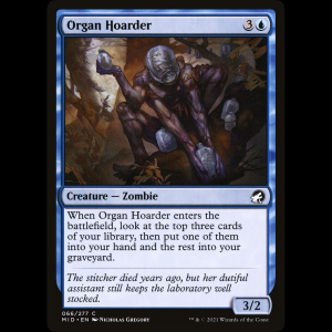 MTG Organ Hoarder Innistrad: Midnight Hunt mid#66