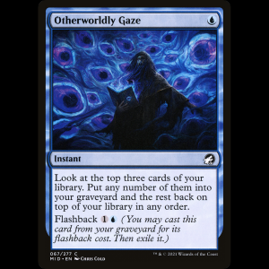 MTG Mirada sobrenatural (Otherworldly Gaze) Innistrad: Midnight Hunt mid#67