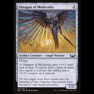 MTG Ejemplar de la modernidad (Paragon of Modernity) Streets of New Capenna snc#242