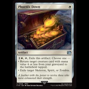 MTG Phoenix Down Final Fantasy fin#29