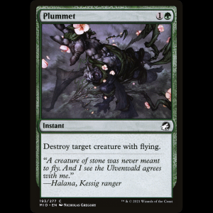 MTG En picado (Plummet) Innistrad: Midnight Hunt mid#193