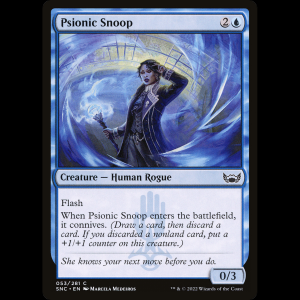 MTG Fisgona psiónica (Psionic Snoop) Streets of New Capenna snc#53