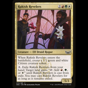 MTG Juerguistas libertinos (Rakish Revelers) Streets of New Capenna snc#214