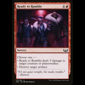 MTG Armar jaleo (Ready to Rumble) Streets of New Capenna snc#119