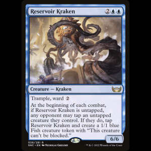 MTG Reservoir Kraken Streets of New Capenna snc#56