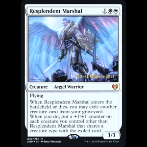 MTG Mariscal fulgurante (Resplendent Marshal) Kaldheim Promos pkhm#22s