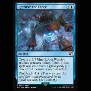 MTG Retrieve the Esper Final Fantasy fin#68
