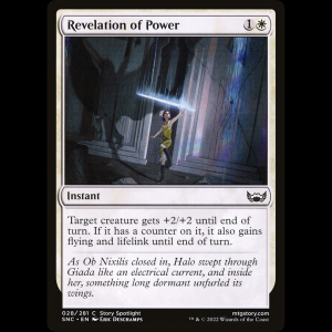 MTG Revelación de poder (Revelation of Power) Streets of New Capenna snc#28