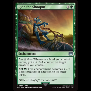 MTG Ride the Shoopuf Final Fantasy fin#197