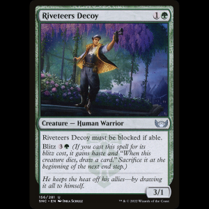 MTG Señuelo de los Remachadores (Riveteers Decoy) Streets of New Capenna snc#156