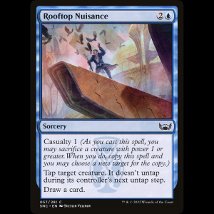 MTG Molestias del tejado (Rooftop Nuisance) Streets of New Capenna snc#57