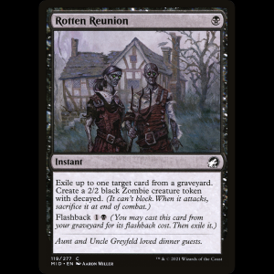 MTG Reunión podrida (Rotten Reunion) Innistrad: Midnight Hunt mid#119