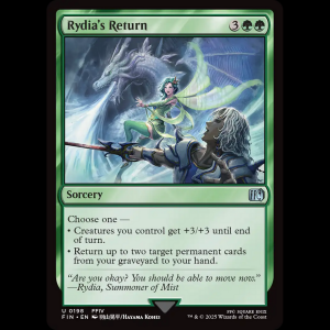 MTG Rydia's Return Final Fantasy fin#198